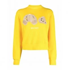 Palm Angels Sweaters Yellow Yellow