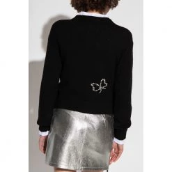 Kate Spade Round-neck Knitwear Black -Dame-strikkegensere Salg unnamed file 1006