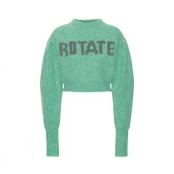 ROTATE Birger Christensen Round-neck Knitwear Green