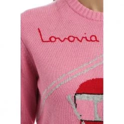 MC2 Saint Barth Round-neck Knitwear Pink -Dame-strikkegensere Salg unnamed file 1035