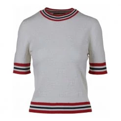 Gucci Round-neck Knitwear Gray -Dame-strikkegensere Salg unnamed file 1044