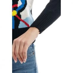 MC2 Saint Barth Round-neck Knitwear Black -Dame-strikkegensere Salg unnamed file 1051