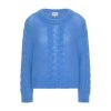 American Dreams Louisa Cable Knit Pullover Blue