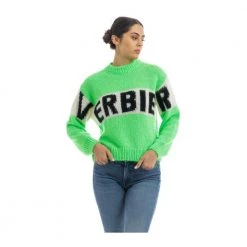 MC2 Saint Barth Round-neck Knitwear Green -Dame-strikkegensere Salg unnamed file 1080