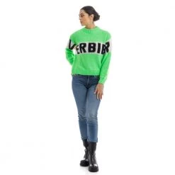 MC2 Saint Barth Round-neck Knitwear Green -Dame-strikkegensere Salg unnamed file 1084