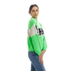 MC2 Saint Barth Round-neck Knitwear Green -Dame-strikkegensere Salg unnamed file 1085