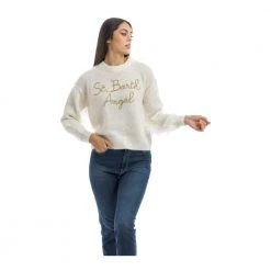 MC2 Saint Barth Round-neck Knitwear White -Dame-strikkegensere Salg unnamed file 1090