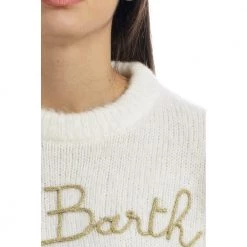 MC2 Saint Barth Round-neck Knitwear White -Dame-strikkegensere Salg unnamed file 1092