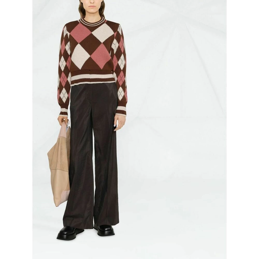 Golden Goose Round-neck Knitwear Brown 1 Golden Goose Round-neck Knitwear Brown