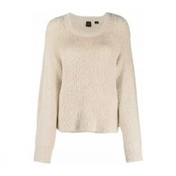 PINKO Round-neck Knitwear Beige -Dame-strikkegensere Salg unnamed file 1147