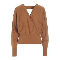 Bitte Kai Rand V-neck Knitwear Brown