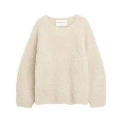 By Malene Birger Round-neck Knitwear Gray