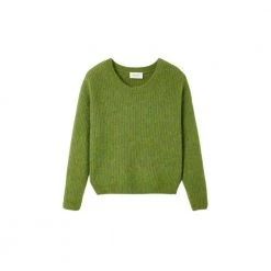 American Vintage East Jumper - Spring Melange Green -Dame-strikkegensere Salg unnamed file 1195