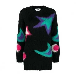 MSGM Round-neck Knitwear Black