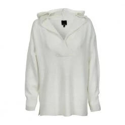 Ane Mone Herlig Genser Med Hette! White -Dame-strikkegensere Salg unnamed file 124