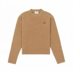 Axel Arigato Beyond Sweater Beige -Dame-strikkegensere Salg unnamed file 1240