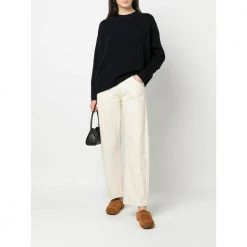 Allude Round-neck Knitwear Blue -Dame-strikkegensere Salg unnamed file 1267