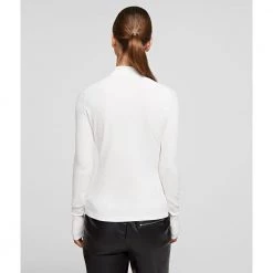 Karl Lagerfeld Sweaters White 8 Karl Lagerfeld Sweaters White -Dame-strikkegensere Salg unnamed file 1316
