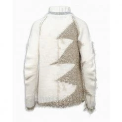 MM6 Maison Margiela Round-neck Knitwear White