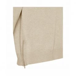 PULZ Jeans Sara Boatneck Pullover Beige