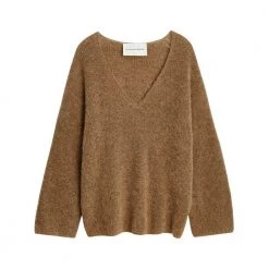 By Malene Birger V-neck Knitwear Brown