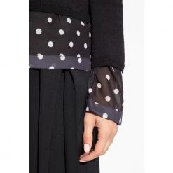 Comme Des Garçons Wool Sweater Black 7 Comme Des Garçons Wool Sweater Black -Dame-strikkegensere Salg unnamed file 1363