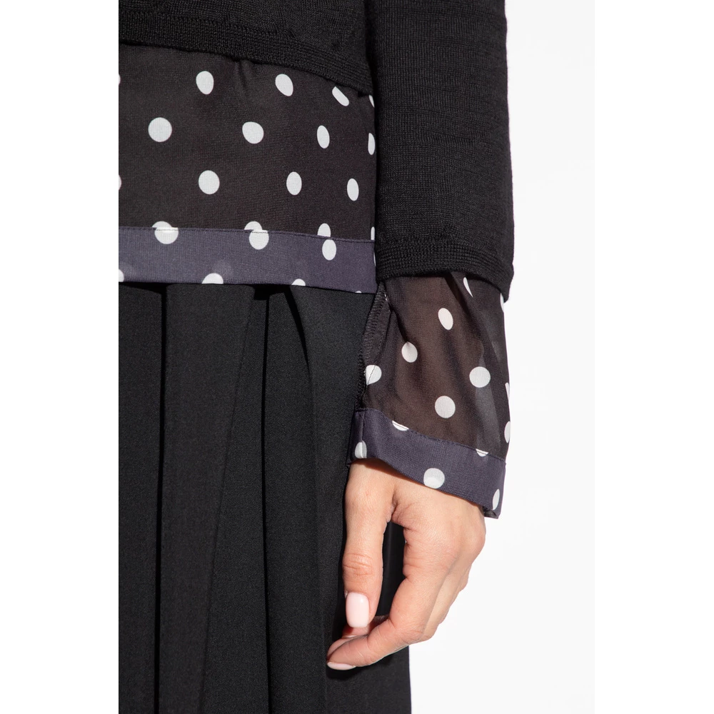 Comme Des Garçons Wool Sweater Black 3 Comme Des Garçons Wool Sweater Black - Bilde 3