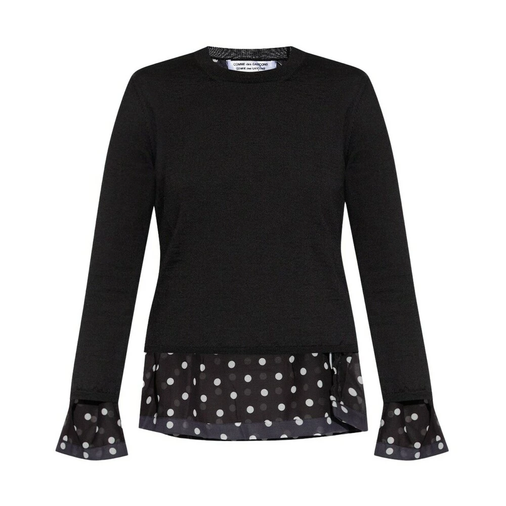 Comme Des Garçons Wool Sweater Black 4 Comme Des Garçons Wool Sweater Black - Bilde 4