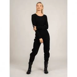 Patrizia Pepe Round-neck Knitwear Black -Dame-strikkegensere Salg unnamed file 1371