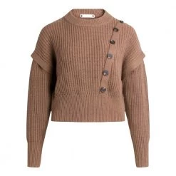 Co'Couture Front Sweater 92117 85 Brown