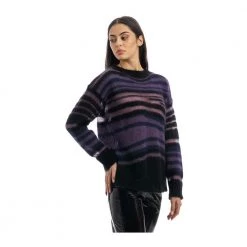 Dondup Round-neck Knitwear Purple -Dame-strikkegensere Salg unnamed file 1391