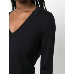 Allude V-neck Knitwear Blue -Dame-strikkegensere Salg unnamed file 1399