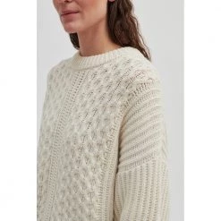 Second Female Round-neck Knitwear White 9 Second Female Round-neck Knitwear White -Dame-strikkegensere Salg unnamed file 1408