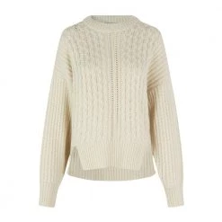 Second Female Round-neck Knitwear White 11 Second Female Round-neck Knitwear White -Dame-strikkegensere Salg unnamed file 1410