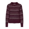 Burgunder Only Onlfaroe Alyssa Life Pullover Genser Red