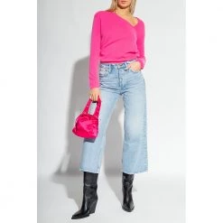 Samsøe Samsøe Blenda Cashmere Sweater Pink -Dame-strikkegensere Salg unnamed file 1422