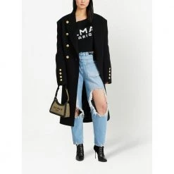 Balmain Top Black -Dame-strikkegensere Salg unnamed file 1442