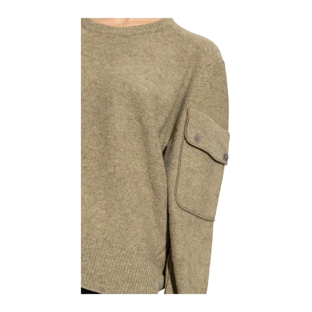 Lemaire Wool Sweater Green 2 Lemaire Wool Sweater Green - Bilde 2