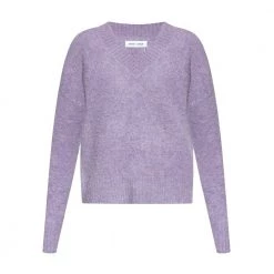Samsøe Samsøe Mila V-neck Sweater Purple