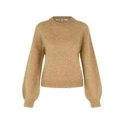 Second Female Brook Knit Drop Shoulder New Tobacco Brown Brown -Dame-strikkegensere Salg unnamed file 1474