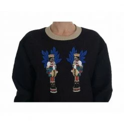 Dolce & Gabbana Fairy Tale Brocade Zipper Sweater Black 12 Dolce & Gabbana Fairy Tale Brocade Zipper Sweater Black -Dame-strikkegensere Salg unnamed file 1498