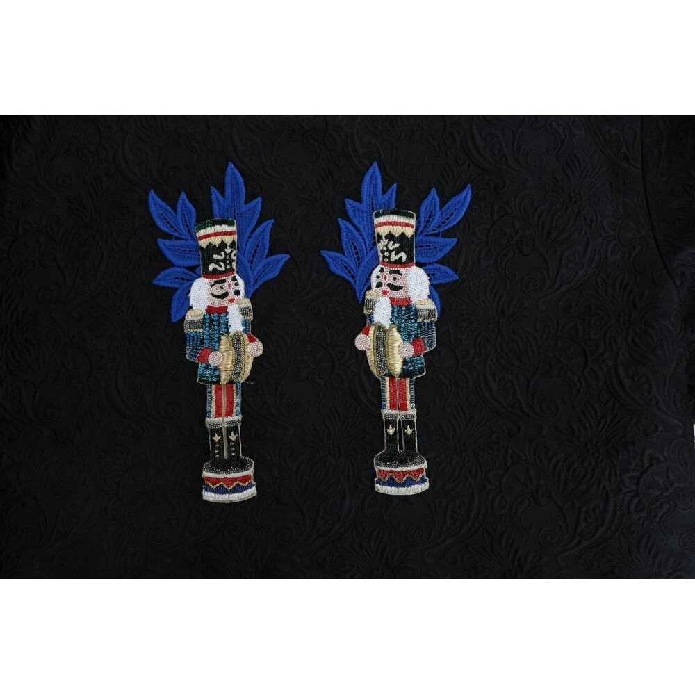 Dolce & Gabbana Fairy Tale Brocade Zipper Sweater Black 6 Dolce & Gabbana Fairy Tale Brocade Zipper Sweater Black - Bilde 6