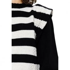 Notes Du Nord Ena Sweater With Puff Sleeves Black