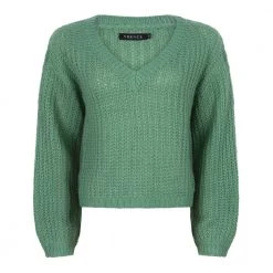 YDENCE V-neck Knitwear Green