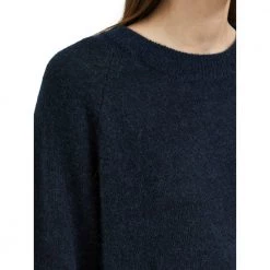 Selected Femme Round-neck Knitwear Blue