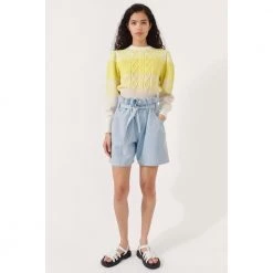 Baum Und Pferdgarten Round-neck Knitwear Yellow -Dame-strikkegensere Salg unnamed file 1532