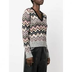 Missoni V-neck Knitwear Red