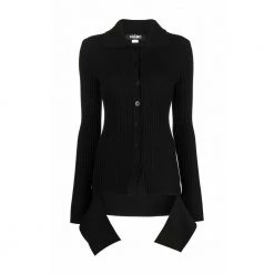 Andrea Adamo V-neck Knitwear Black