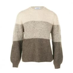 Gran Sasso Round-neck Knitwear Brown -Dame-strikkegensere Salg unnamed file 1550