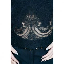 Manila Grace Genser Black -Dame-strikkegensere Salg unnamed file 1570